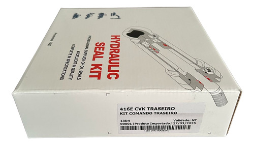 Kit Reparo Completo Comando Traseiro Retro Caterpillar 416e