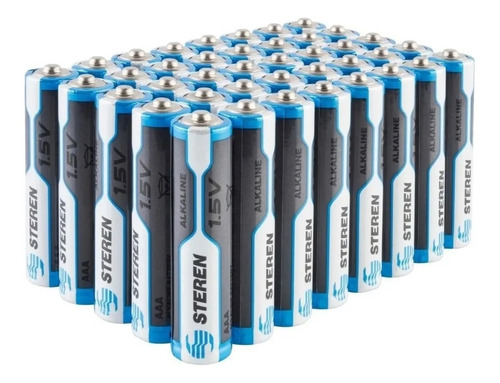Imagen 2 de 3 de Baterias Aaa Steren Bat-aaa40 Paquete Con 40pz Alcalinas