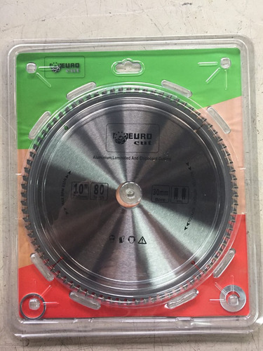 Sierra / Disco Para Cortar Aluminio De 10 X 80z Eurocut