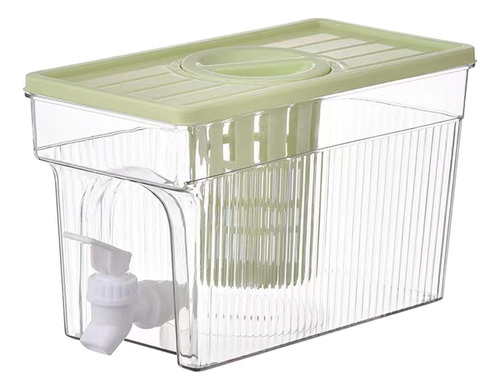 Jarra De Agua Dispensador De Bebidas Heladas De 3l Con Verde