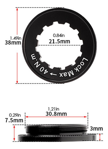 Anillo De Bloqueo Del Rotor Centerlock Anillo De Bloqueo Cen