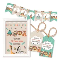 Comprar Kit Imprimible Animales De La Selva Jungla Party Cumple