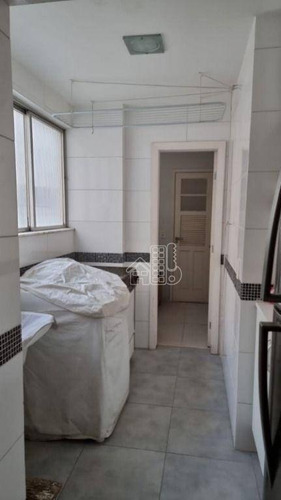Imagem 6 de 30 de Cobertura Com 3 Dormitórios À Venda, 240 M² Por R$ 2.200.000,00 - Icaraí - Niterói/rj - Co0466