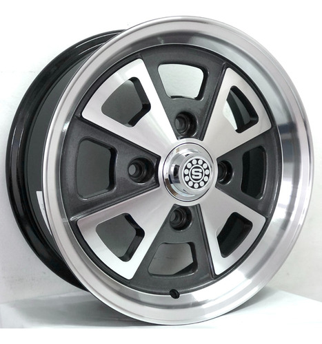 Rodas Fusca Aro 15x5,5 4x130 Brasilia Scr (jogo) + Bicos G