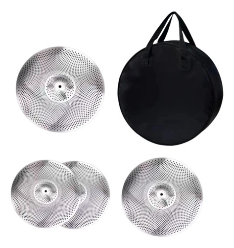 4x Mute Cymbals Drum Cymbals Drummer Practice Conjunto De 14