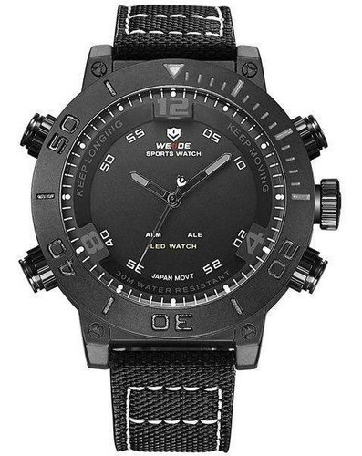 Relógio Masculino Weide Anadigi Wh-6103 Prata