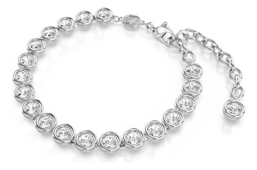 Pulsera Swarovski Imber Con Cristales Transparentes De Talla