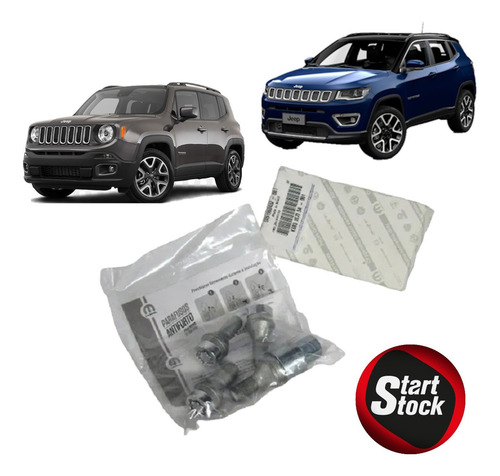 Imagen 3 de 6 de Antirrobo De Llantas Mopar Renegade Compass Cronos Argo Toro