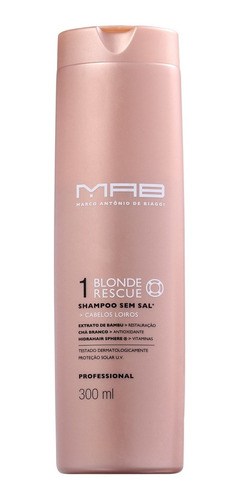 Mab Marco Antônio De Biaggi Blond Rescue - Shampoo 300ml Blz