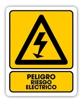 Comprar Señalamiento 5 Pz Peligro Riesgo Eléctrico 25x35 