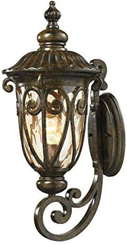 Elk Lighting /1 Logansport Collection 1 Aplique Para Exteri.