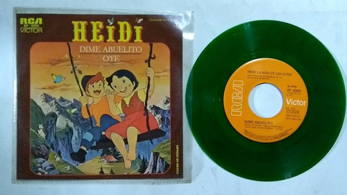 Heidi Dime Abuelito - Oye 1978 Ep 45 Rpm De Coleccion