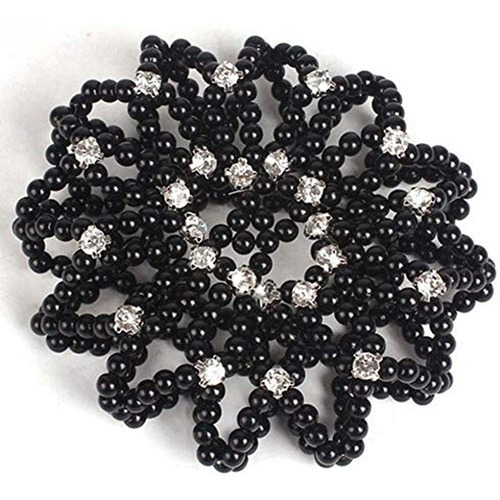 Cubierta Elastica Para Moño Para El Cabello, Ganchillo Hec