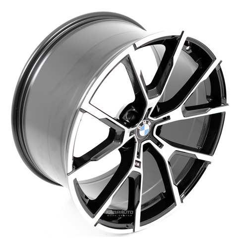 Rodas 20 Bmw M850i Duas Talas 5x112 Série 3 G20 Série 5 G30 Cor Preto Com Diamantado