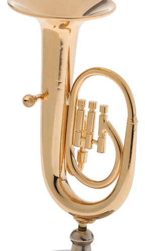 Imagen 6 de 6 de 1/12 Juguete Modelo De Tuba De Cobre En Miniatura