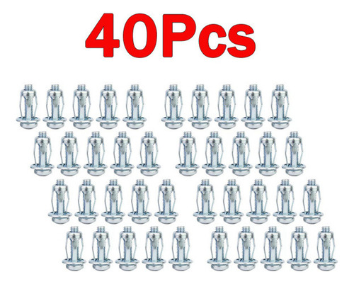 Herramienta 40 Anclajes For Tuercas Con Placa Hierro,
