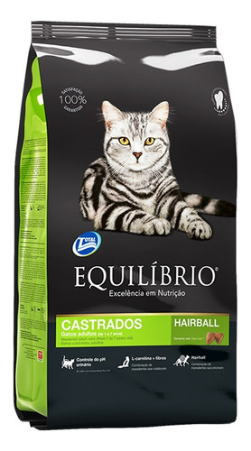 Comida Gato Adulto Castrado Equilibrio 1,5 K / Mundo Mascota