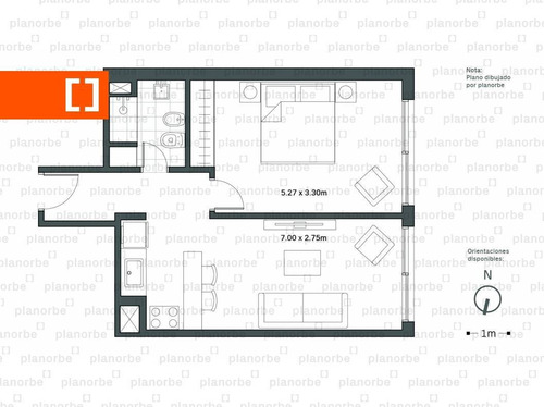 Venta De Apartamento Obra Construcción 1 Dormitorio En Pocitos Nuevo, Infinity Buxareo Unidad 508