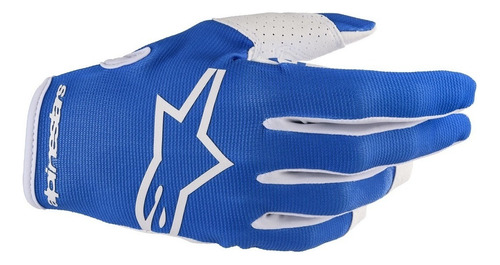 Luva Alpinestars Radar 23 Diversas Cores @# Cor Azul Branco Ucla Tamanho Xl = Gg