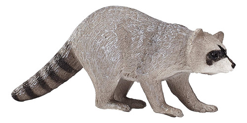 Figura De Juguete Mojo Racoon Pintada A Mano Vida Silvestre