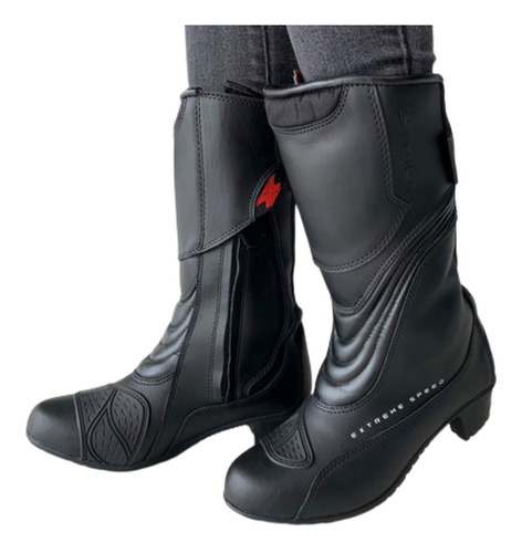 Bota Feminina Moto Impermeável Texx Strike Lady V2