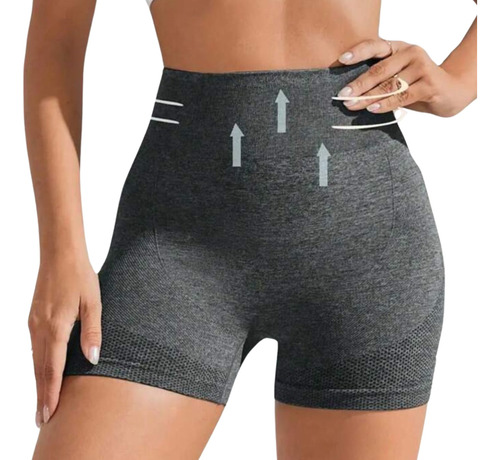 Short De Academia Malhar Empina Bumbum Acinturado Treino Fit