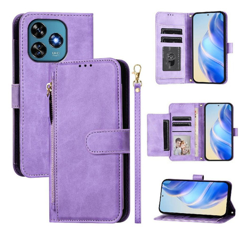 Funda Abatible For Oukitel C51 Titular De La Tarjeta Pu
