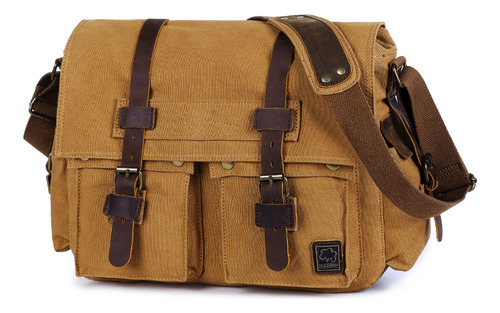Bolso Bandolera Postman De Algodón De Siete Colores De 17 Pu