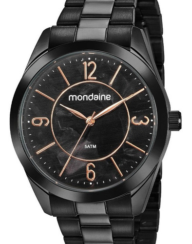 Relógio Mondaine Feminino Preto Barato Original