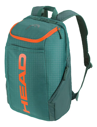 Mochila Head Pro 28l Cian Oscuro / Naranja Fluo