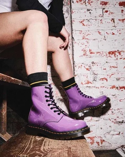 Dr martens rosa charol clearance