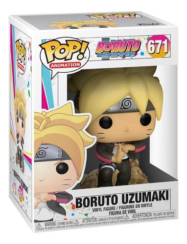 Boneco Animation Boruto Uzumaki 671 Funko Pop