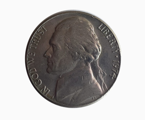 Moneda Estados Unidos 1975 5 Centavos