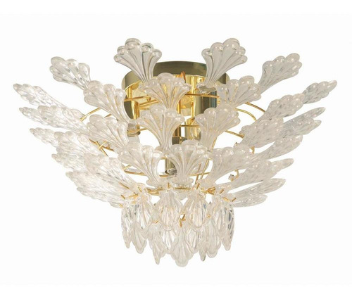 Lumimexico C8479-1 Plafón Decorativo Dorado E27 60w 3 Luces
