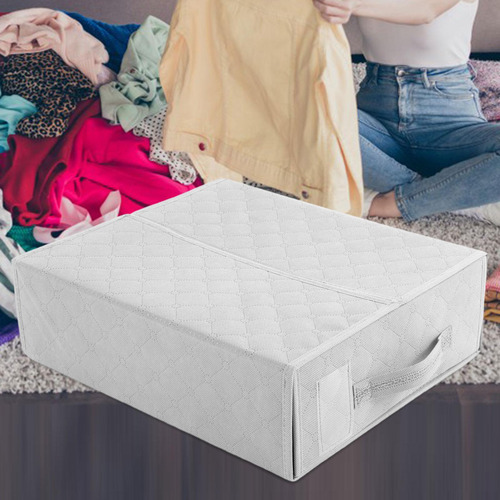 Organizador De Cama, Lençol, Grande Capacidade, Cinza Claro