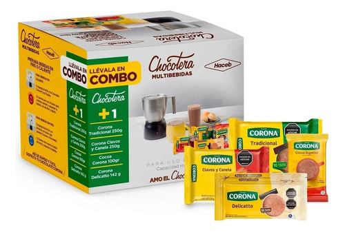 Chocolatera Eléctrica Corona Haceb+obsequio,envío Inmediato 