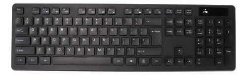 Teclado E Mouse Combo Wireless 2,4 G À Prova D'água 104 Tecl