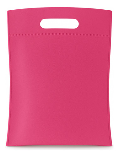 Bolsas Friselina Tela Riñon 20x30x10 Ecologicas Premium X50u Fucsia