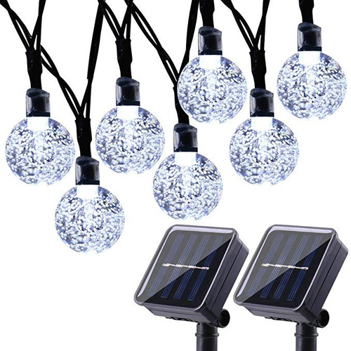 2 Serie De Luces Led Solar De 5 Mts 30 Leds Envio Gratis!