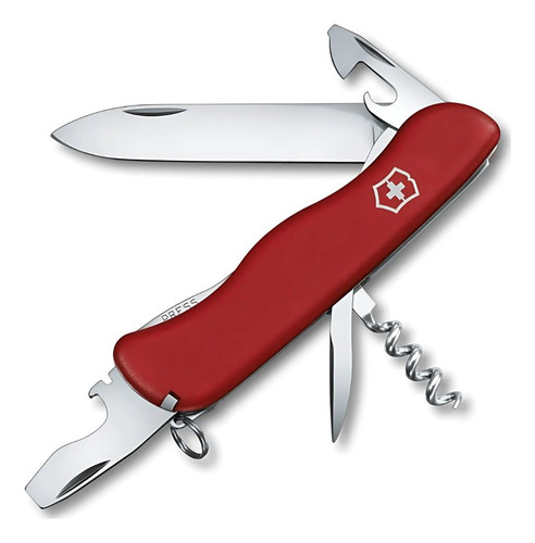 Navaja Picknicker Roja 111mm 11 Funciones Grande Victorinox Rojo