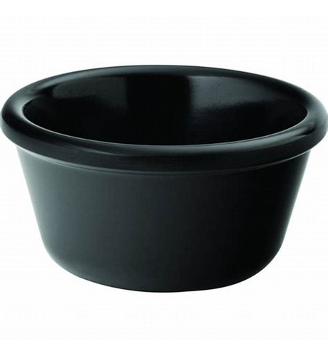 Ramekin Melamina Negro 4 Oz Set/48 Piezas