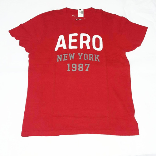 Camiseta Aeropostale 100% Original Importada Usa Vermelha