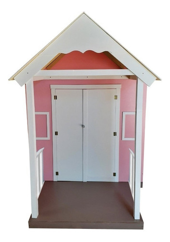 Casinha De Brinquedo Com Varanda Rosa - Criança Feliz