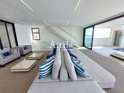 Imagem 17 de 30 de Casa Recém Construída, 6 Suítes, Pier Jet Ski, Enseada - V3350