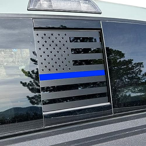 Rear Middle Window American Flag Decal For Toyota Tacom...
