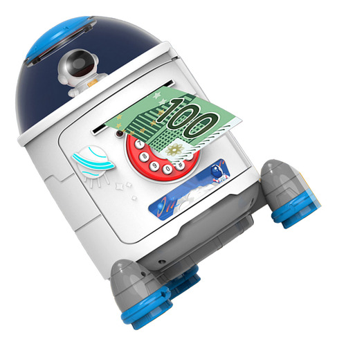 Bonita Voz Inteligente Con Contraseña De Coin Bank Rocket Pi