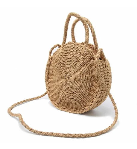 Cartera Bandolera Rafia Yute Playa Cancherisima C cierre