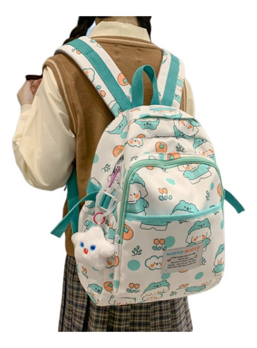 Mochila Kawaii Colegio Pelucheanimal Coreano Niña Linda