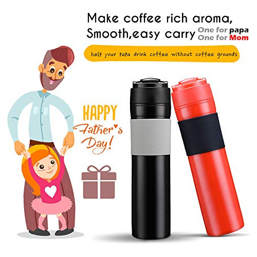 Conjunto De 2 Tazas De Café Prensa Francesa Portátil ...
