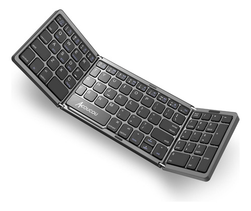 Teclado Bluetooth Plegable Acoucou Con Teclado Numérico, Tec